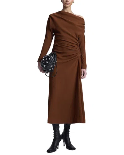 A.l.c . Piper Wool-blend Dress In Brown