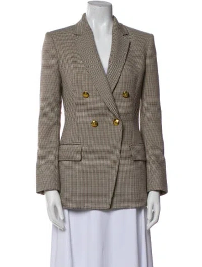 Pre-owned A.l.c Plaid Print Blazer