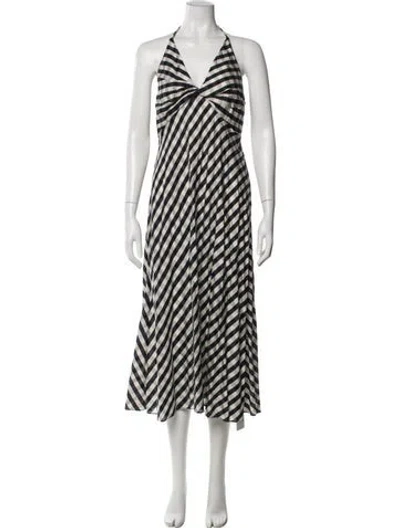 Pre-owned A.l.c Plaid Print Midi Length Dress W/ Tags In Multi