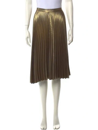 Pre-owned A.l.c Pleated Accents Knee-length Skirt