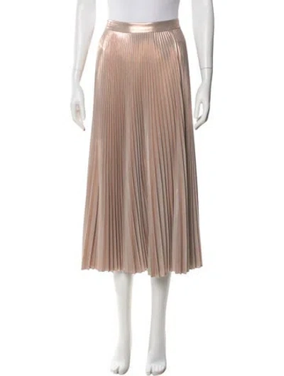 Pre-owned A.l.c Pleated Accents Midi Length Skirt