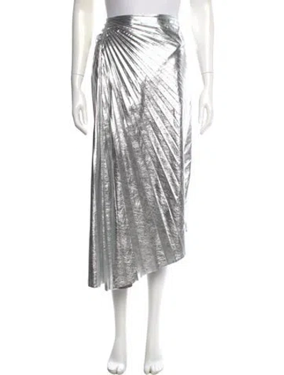 Pre-owned A.l.c Pleated Accents Midi Length Skirt