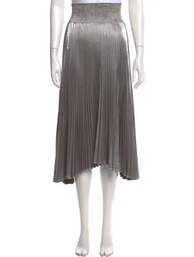Pre-owned A.l.c Pleated Accents Midi Length Skirt