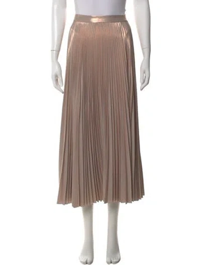 Pre-owned A.l.c Pleated Accents Midi Length Skirt