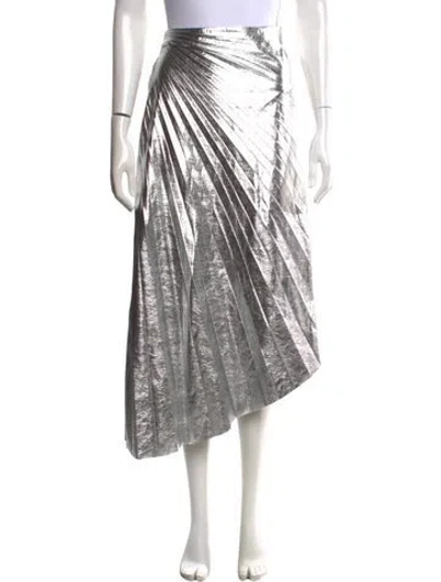 Pre-owned A.l.c Pleated Accents Midi Length Skirt