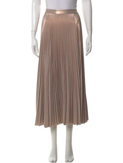 Pre-owned A.l.c Pleated Accents Midi Length Skirt
