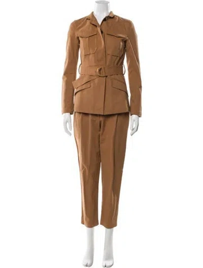 Pre-owned A.l.c Pleated Accents Pantsuit In Neutral