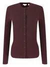 A.l.c A. L.c. Fisher Cardigan Plum In Pink