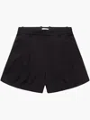 A.l.c Pleated Shorts In Black
