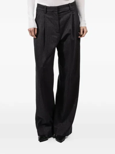 A.l.c Pleated Tailored Trousers In Gray
