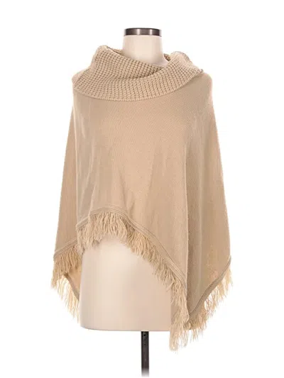 Pre-owned A.l.c Poncho In Brown