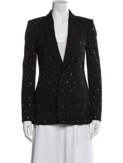 Pre-owned A.l.c Printed Blazer In Black