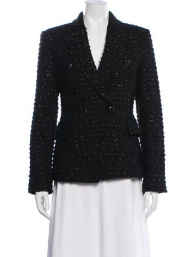 Pre-owned A.l.c Printed Blazer In Black