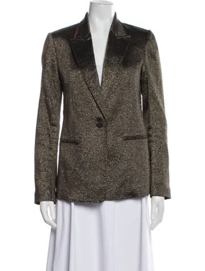 Pre-owned A.l.c Printed Blazer In Multi