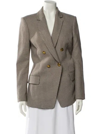 Pre-owned A.l.c Printed Blazer In Neutral