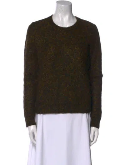 Pre-owned A.l.c Printed Crew Neck Sweater In Multi