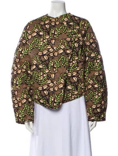 Pre-owned A.l.c Printed Evening Jacket In Multi