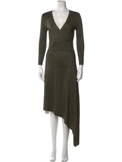 Pre-owned A.l.c Printed Long Dress