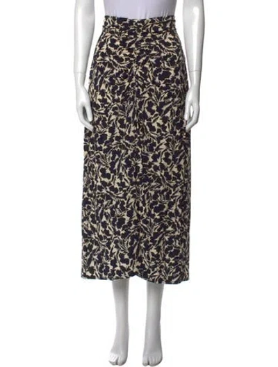 Pre-owned A.l.c Printed Midi Length Skirt In Neutral