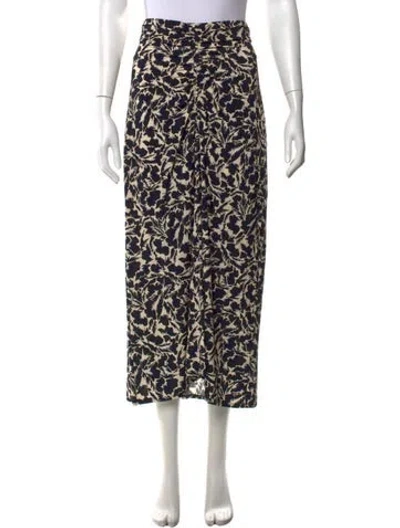 Pre-owned A.l.c Printed Midi Length Skirt In Neutral
