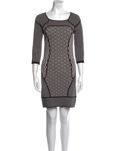 Pre-owned A.l.c Printed Mini Dress