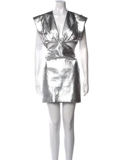 Pre-owned A.l.c Printed Mini Dress