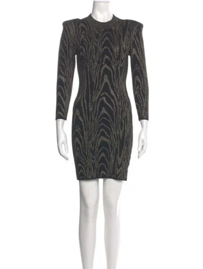 Pre-owned A.l.c Printed Mini Dress W/ Tags In Multi