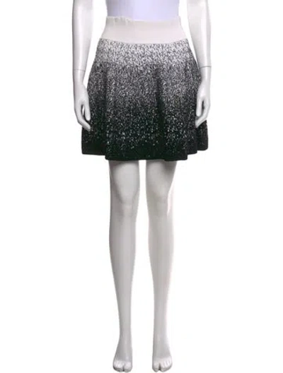 Pre-owned A.l.c Printed Mini Skirt In Multi
