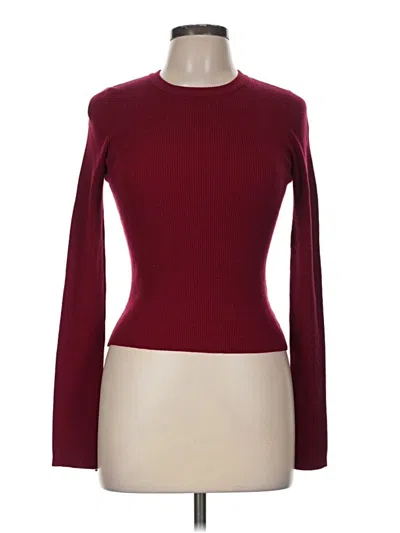 Pre-owned A.l.c Pullover Sweater In Burgundy