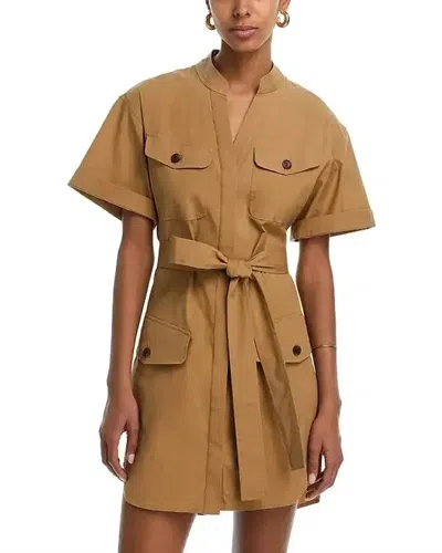 A.l.c . Quinn Mini Shirtdress In Brown
