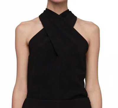 A.l.c Quinn Halter Top In Black