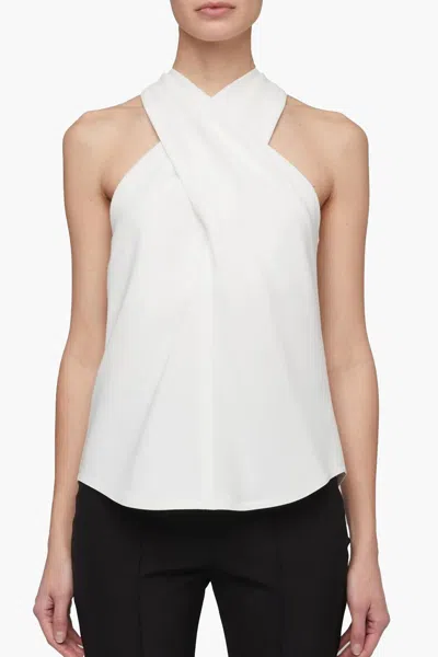 A.L.C QUINN SLEEVELESS TOP IN WHITE