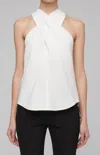 A.l.c Quinn Halter Top In White In White