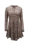 A.l.c Alc Randi Paisley Print Mini Dress In Multicolor Polyester In Multi