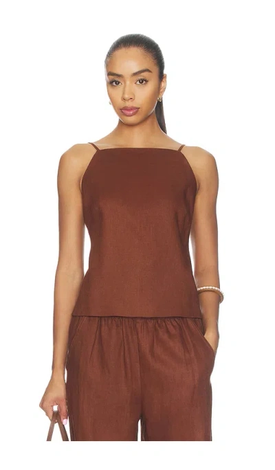 A.l.c Reese Top In Brown
