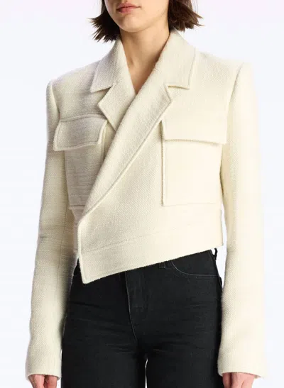 A.l.c Reeve Jacket In Buttercream In White