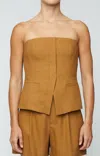 A.l.c Renee Sleeveless Top In Copper In Multi