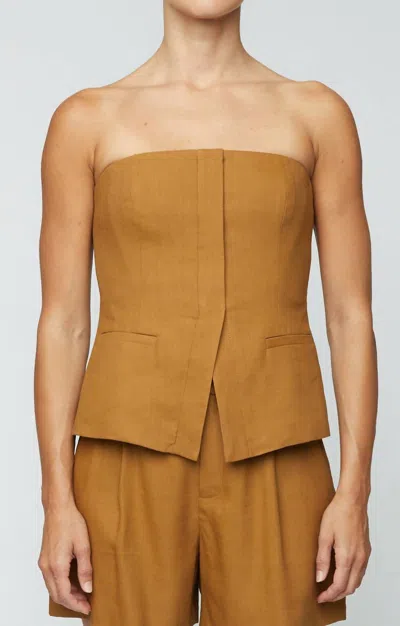 A.l.c Renee Sleeveless Top In Copper In Multi