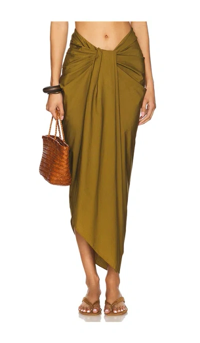 A.l.c Rhodes Skirt In Green