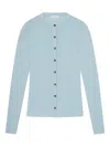 A.l.c Ribbed Button-up Cardigan In Blue
