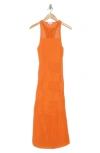 A.l.c Roland Crocheted Cotton Midi Dress In Clementine