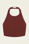 A.l.c Rory Compact Knit Top In Deep Sequoia