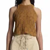 A.l.c Rosa Sleeveless Top In Sepia In Green