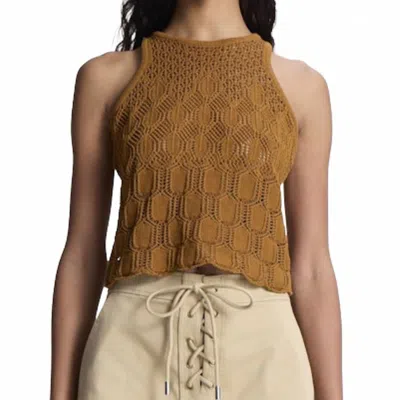 A.l.c Rosa Sleeveless Top In Sepia In Green