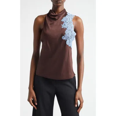 A.l.c . Rose Lace Appliqué Top In Multi