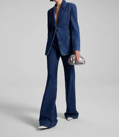 A.l.c Ross Jacket In Mid Rinse