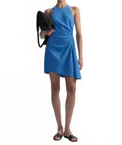 A.l.c Rue Linen Mini Dress In Boca Blue