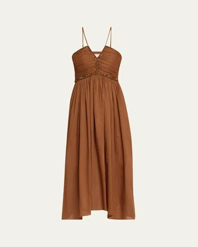 A.l.c Rumi Beaded Midi Dress