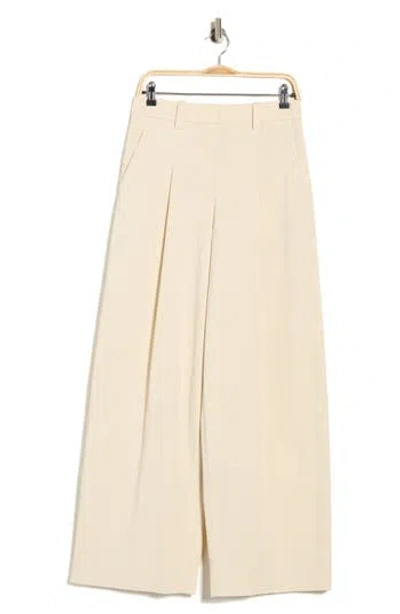 A.l.c . Ryder High Waist Wide Leg Stretch Cotton Pants In Neutral