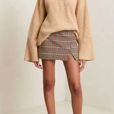 A.l.c Rylee Skirt In Brown